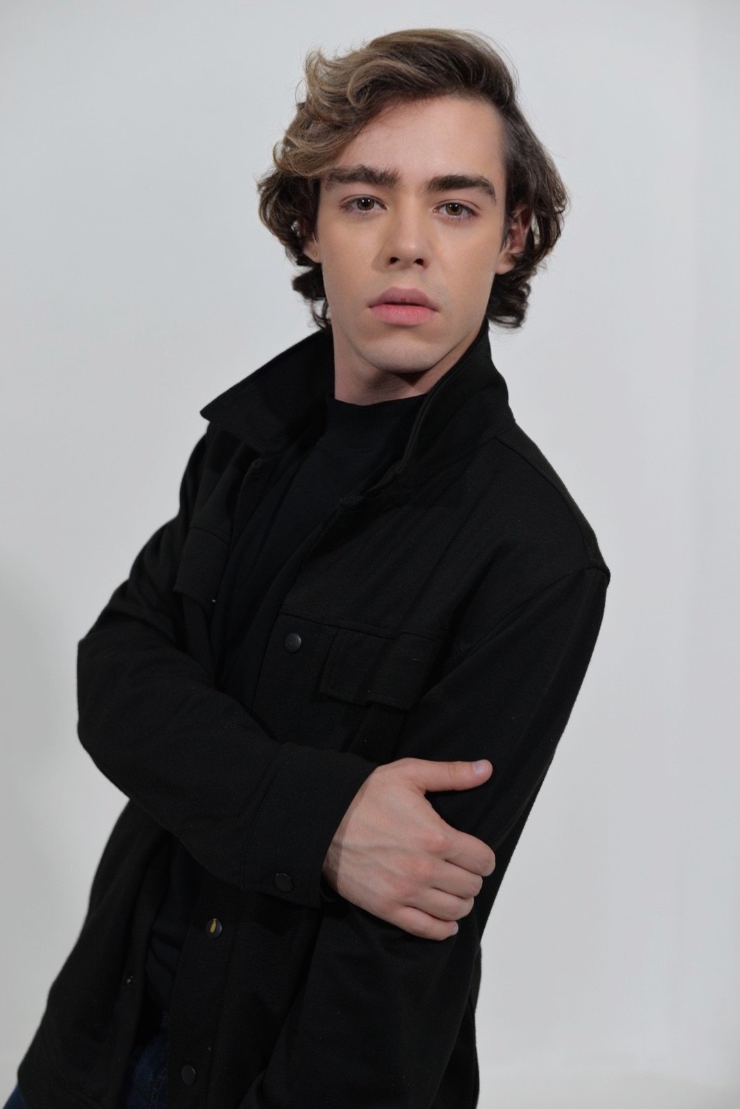 Beleza — close com o fundo rosa